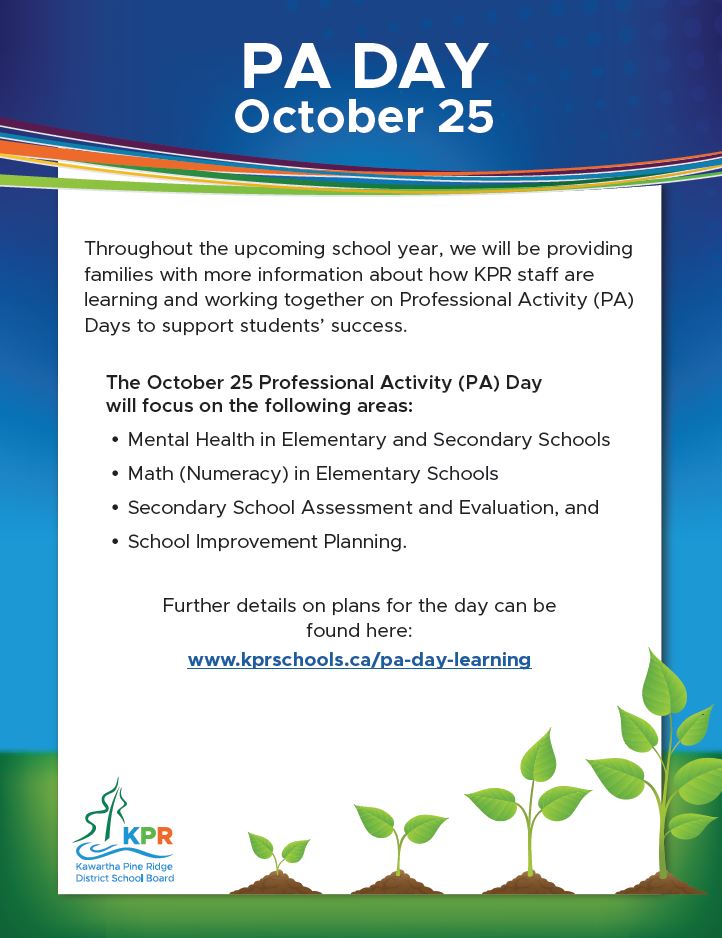 PA DAY OCTOBER 25